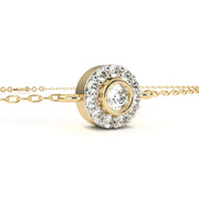 0.3 Ct Orbit Dot Chain Bracelet