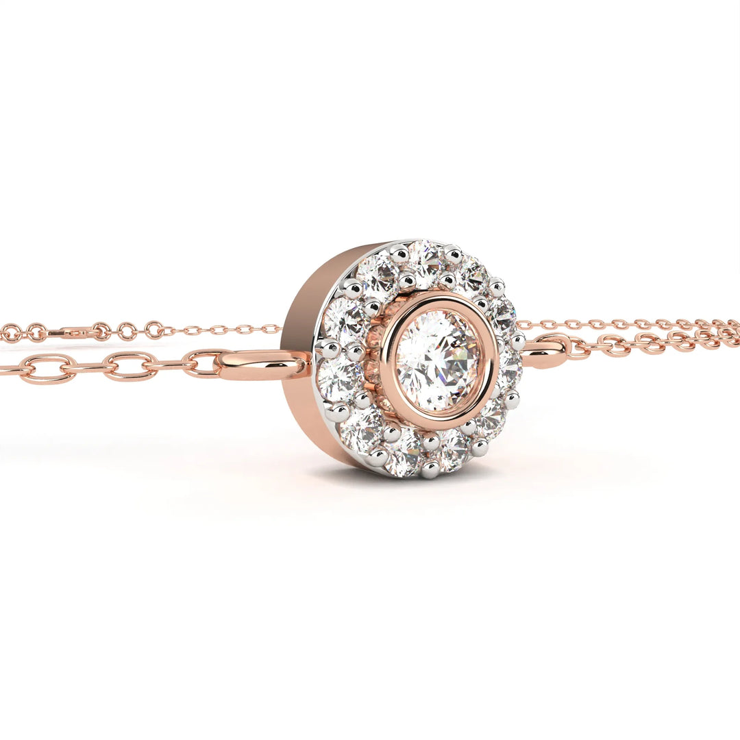 0.3 Ct Orbit Dot Chain Bracelet