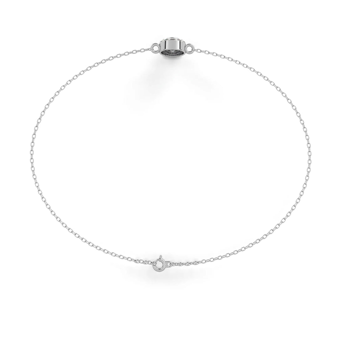 0.3 Ct Orbit Dot Chain Bracelet