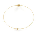 Load image into Gallery viewer, 0.3 Ct Orbit Dot Chain Bracelet
