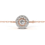 Load image into Gallery viewer, 0.3 Ct Orbit Dot Chain Bracelet
