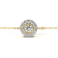 0.3 Ct Orbit Dot Chain Bracelet