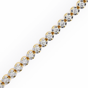 1.2 Ct Aurora Line Tennis Bracelet