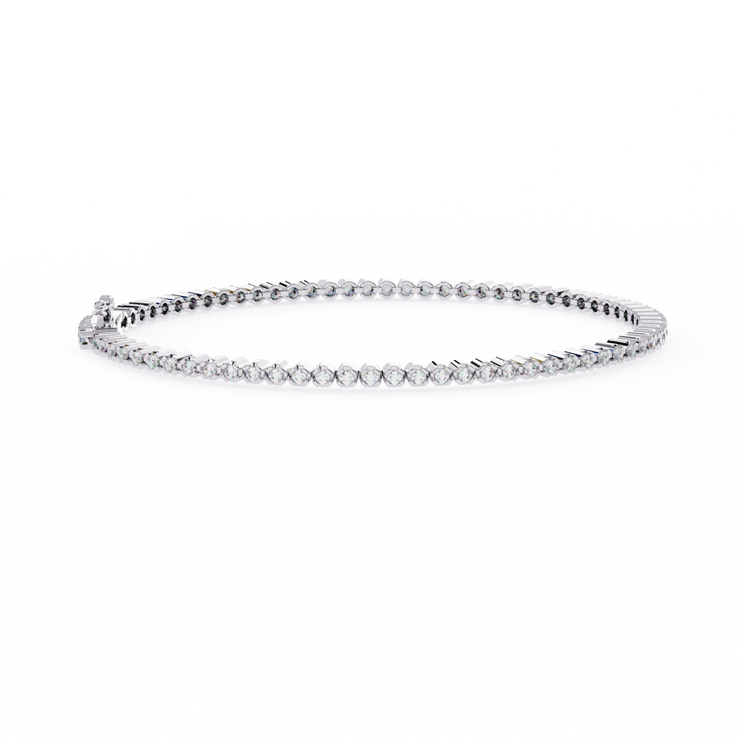 1.2 Ct Aurora Line Tennis Bracelet