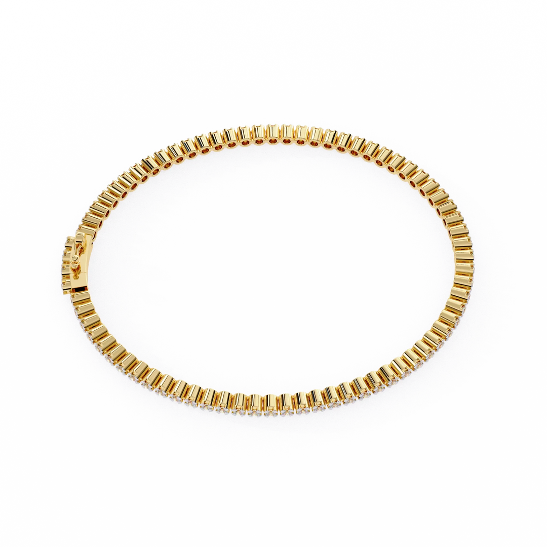 1.2 Ct Aurora Line Tennis Bracelet