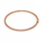 Load image into Gallery viewer, 2 Ct Elysian Glow Tennis Bracelet
