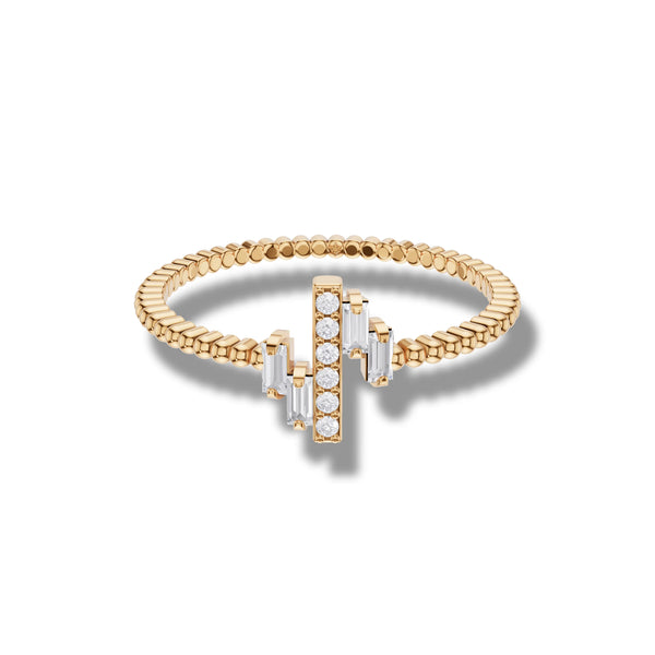 0.15 ct Lab-Grown Diamond Baguette Cut Ring